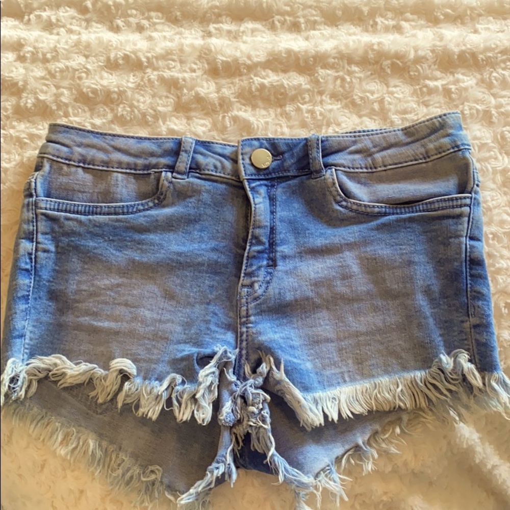 Denim shorts